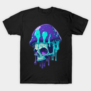 Melting Mushroom Skull T-Shirt